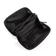   Geanta de cosmetice pliabila, Swiss Peak, 2610E19128, Cu maner, 24x11x16 cm, rPET, Negru