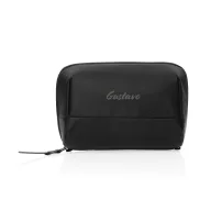   Geanta de cosmetice pliabila, Swiss Peak, 2610E19128, Cu maner, 24x11x16 cm, rPET, Negru