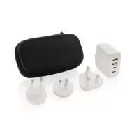   Adaptor de calatorie, 2502E15051, Everestus, 15 x 8.5 x 6 cm, Policarbonat, Alb