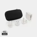Adaptor de calatorie, 2502E15051, Everestus, 15 x 8.5 x 6 cm, Policarbonat, Alb