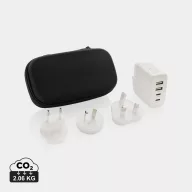   Adaptor de calatorie, 2502E15051, Everestus, 15 x 8.5 x 6 cm, Policarbonat, Alb