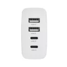 Adaptor de calatorie, 2502E15051, Everestus, 15 x 8.5 x 6 cm, Policarbonat, Alb