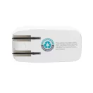 Adaptor de calatorie, 2502E15051, Everestus, 15 x 8.5 x 6 cm, Policarbonat, Alb