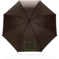   Umbrela de ploaie, XD, 2610E18603, 86xØ86 cm, rPET, Fibra de sticla, Maro