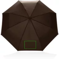   Umbrela de ploaie, XD, 2610E18599, 315xØ58 cm, rPET, Fibra de sticla, Maro