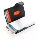 Portcard securizat RFID, maxim 6-10 carduri, Everestus, 20IAN093, Aluminiu, Poliuretan, Negru