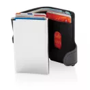 Portcard securizat RFID, maxim 6-10 carduri, Everestus, 20IAN093, Aluminiu, Poliuretan, Negru