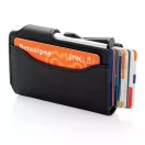 Portcard securizat RFID, maxim 6-10 carduri, Everestus, 20IAN093, Aluminiu, Poliuretan, Negru