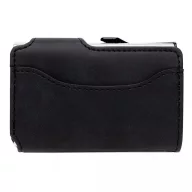   Portcard securizat RFID, maxim 6-10 carduri, Everestus, 20IAN093, Aluminiu, Poliuretan, Negru
