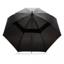 Umbrela lunga rezistenta cu deschidere automata, 2401E16398, Swiss Peak, 99xØ135 cm, rPET, Aluminiu, Negru