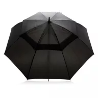  Umbrela lunga rezistenta cu deschidere automata, 2401E16398, Swiss Peak, 99xØ135 cm, rPET, Aluminiu, Negru