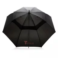   Umbrela lunga rezistenta cu deschidere automata, 2401E16398, Swiss Peak, 99xØ135 cm, rPET, Aluminiu, Negru