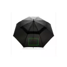 Umbrela lunga rezistenta cu deschidere automata, 2401E16398, Swiss Peak, 99xØ135 cm, rPET, Aluminiu, Negru