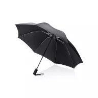   Umbrela pliabila de buzunar SwissPeak by AleXer, 21NO79764435 reversibila, 104 cm, inchidere si deschidere automata, rpet, negru