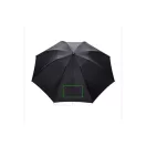 Umbrela pliabila de buzunar SwissPeak by AleXer, 21NO79764435 reversibila, 104 cm, inchidere si deschidere automata, rpet, negru