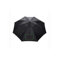   Umbrela pliabila de buzunar SwissPeak by AleXer, 21NO79764435 reversibila, 104 cm, inchidere si deschidere automata, rpet, negru