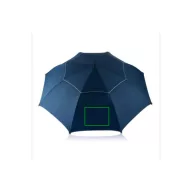   Umbrela lunga rezistenta cu deschidere si inchidere manuala, 2401E16149, XD, 96xØ120 cm, rPET, Aluminiu, Albastru
