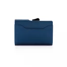 Portcard securizat RFID, Everestus, JU005, poliuretan, aluminiu, albastru