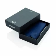   Portcard securizat RFID, Everestus, JU005, poliuretan, aluminiu, albastru