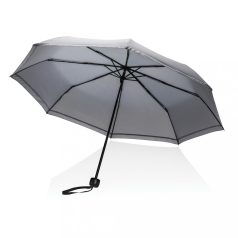   Umbrela de ploaie mini, reflectorizanta, Everestus, 21OCT0996, 56.5 x ø 96 cm, Poliester, Metal, Gri