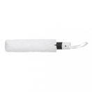 Umbrela mini cu deschidere automata, Everestus, 21OCT1010, 57 x ø 97 cm, Poliester, Alb