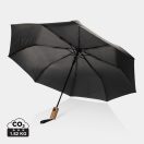 Umbrela mini cu deschidere automata, 2410E24154, Everestus, 57 x ø 97 cm, rPET, Negru