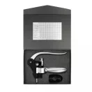 Tirbuson manual cu parghie, Everestus, EE, aliaj de zinc, abs, negru