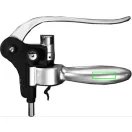 Tirbuson manual cu parghie, Everestus, EE, aliaj de zinc, abs, negru