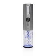   Tirbuson vin, electric reincarcabil prin usb, Everestus, WN, otel inoxidabil, abs, gri