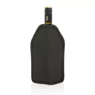   Gentuta racitor pentru sticla de vin, 2410E22110, Everestus, 15.5 x 2.5 x 22.5 cm, rPET, Negru
