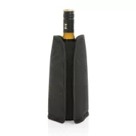   Gentuta racitor pentru sticla de vin, 2410E22110, Everestus, 15.5 x 2.5 x 22.5 cm, rPET, Negru