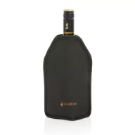   Gentuta racitor pentru sticla de vin, 2410E22110, Everestus, 15.5 x 2.5 x 22.5 cm, rPET, Negru
