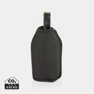   Gentuta racitor pentru sticla de vin, 2410E22110, Everestus, 15.5 x 2.5 x 22.5 cm, rPET, Negru