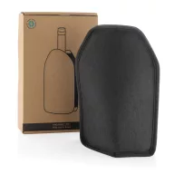   Gentuta racitor pentru sticla de vin, 2410E22110, Everestus, 15.5 x 2.5 x 22.5 cm, rPET, Negru