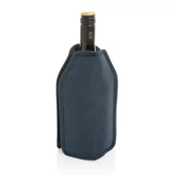   Gentuta racitor pentru sticla de vin, 2410E22112, Everestus, 15.5 x 2.5 x 22.5 cm, rPET, Albastru navy