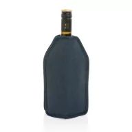   Gentuta racitor pentru sticla de vin, 2410E22112, Everestus, 15.5 x 2.5 x 22.5 cm, rPET, Albastru navy