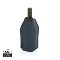   Gentuta racitor pentru sticla de vin, 2410E22112, Everestus, 15.5 x 2.5 x 22.5 cm, rPET, Albastru navy
