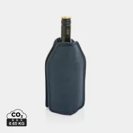   Gentuta racitor pentru sticla de vin, 2410E22112, Everestus, 15.5 x 2.5 x 22.5 cm, rPET, Albastru navy