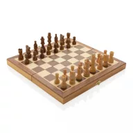   Set sah pliabil, Everestus, 42FEB231372, 29.5x29.3x2.7 cm, Lemn, Maro