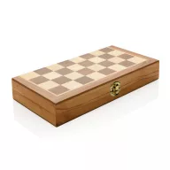   Set sah pliabil, Everestus, 42FEB231372, 29.5x29.3x2.7 cm, Lemn, Maro
