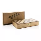 Set sah pliabil, Everestus, 42FEB231372, 29.5x29.3x2.7 cm, Lemn, Maro