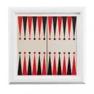 Set jocuri 5-in-1, Everestus, 42FEB231366, 18.4x18.4x4.5 cm, Lemn, Alb