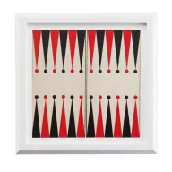   Set jocuri 5-in-1, Everestus, 42FEB231366, 18.4x18.4x4.5 cm, Lemn, Alb