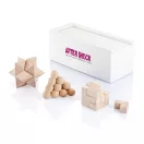 Set pentru stimularea inteligentei, Everestus, 42FEB231365, 18.2x7.8x7.2 cm, Lemn, Alb