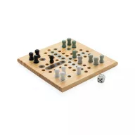 Joc Ludo, 2401E16167, Everestus, 18x18x4 cm, Lemn, Maro