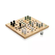 Joc Ludo, 2401E16167, Everestus, 18x18x4 cm, Lemn, Maro