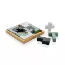 Puzzle din lemn, 2401E16176, Everestus, 11.9x11.8x1.8 cm, MDF, Maro