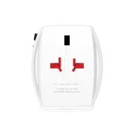   Adaptor de calatorie 65W, 2502E15049, Skross, 6.3 x 5.4 x 7.9 cm, Policarbonat, Alb
