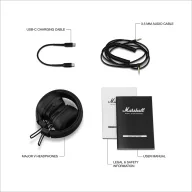   Casti over the ear, Marshall, 2610E18051, Wireless, 17.7x6.5x17.3 cm, Plastic, Negru
