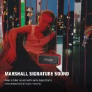 Boxa portabila, Marshall, 2610E18808, 15W, Wireless, 7.7x16x6.8 cm, Plastic, Negru